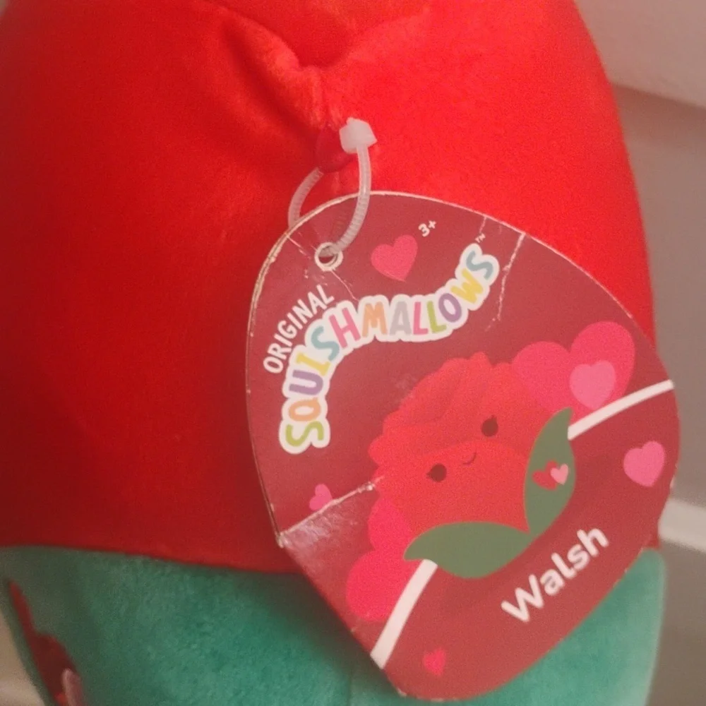 Squishmallows Walsh the Rose NWT 🌹 - Picture 7 of 7